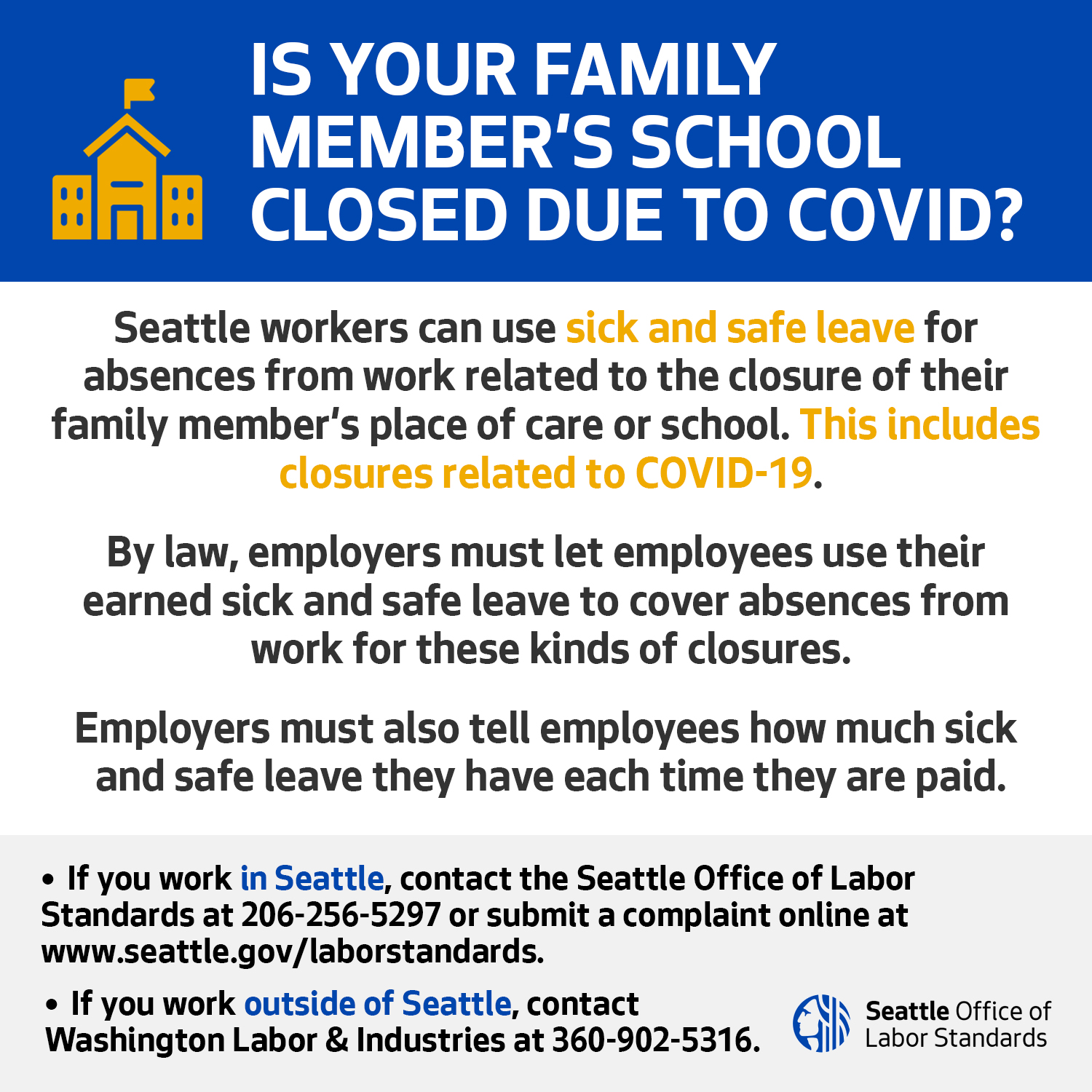 Posters LaborStandards seattle.gov